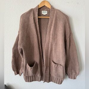 American Eagle Outfitters Taupe Cardigan